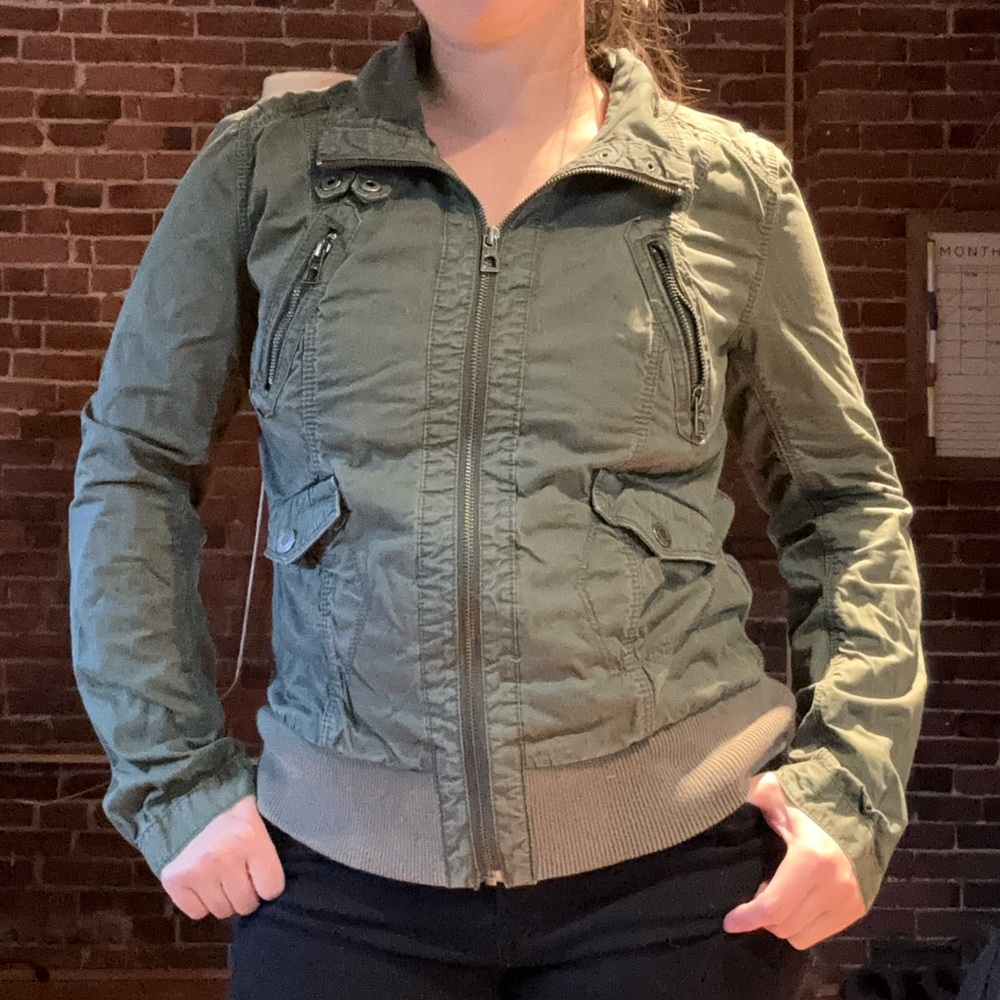 H&M L.O.G.G. Olive Jacket